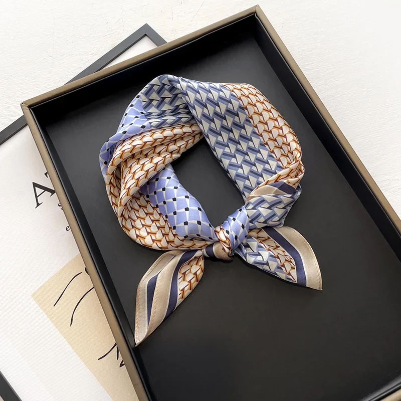 Silk Neck Scarf - Mới Khăn Choàng Nữ Spring In