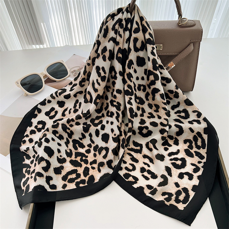 70cm Square Luxury Leopard Pri - đánh giá và giá Face Scarf Mask