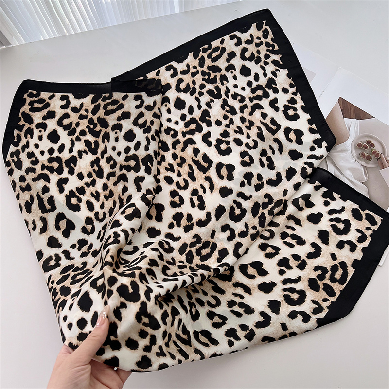 70cm Square Luxury Leopard Pri - đánh giá và giá Face Scarf Mask