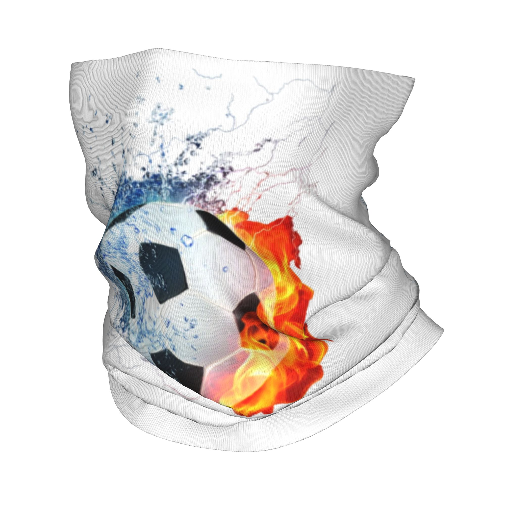 Custom Fire Football Pattern W - đánh giá và giá Neck Warmer Tube
