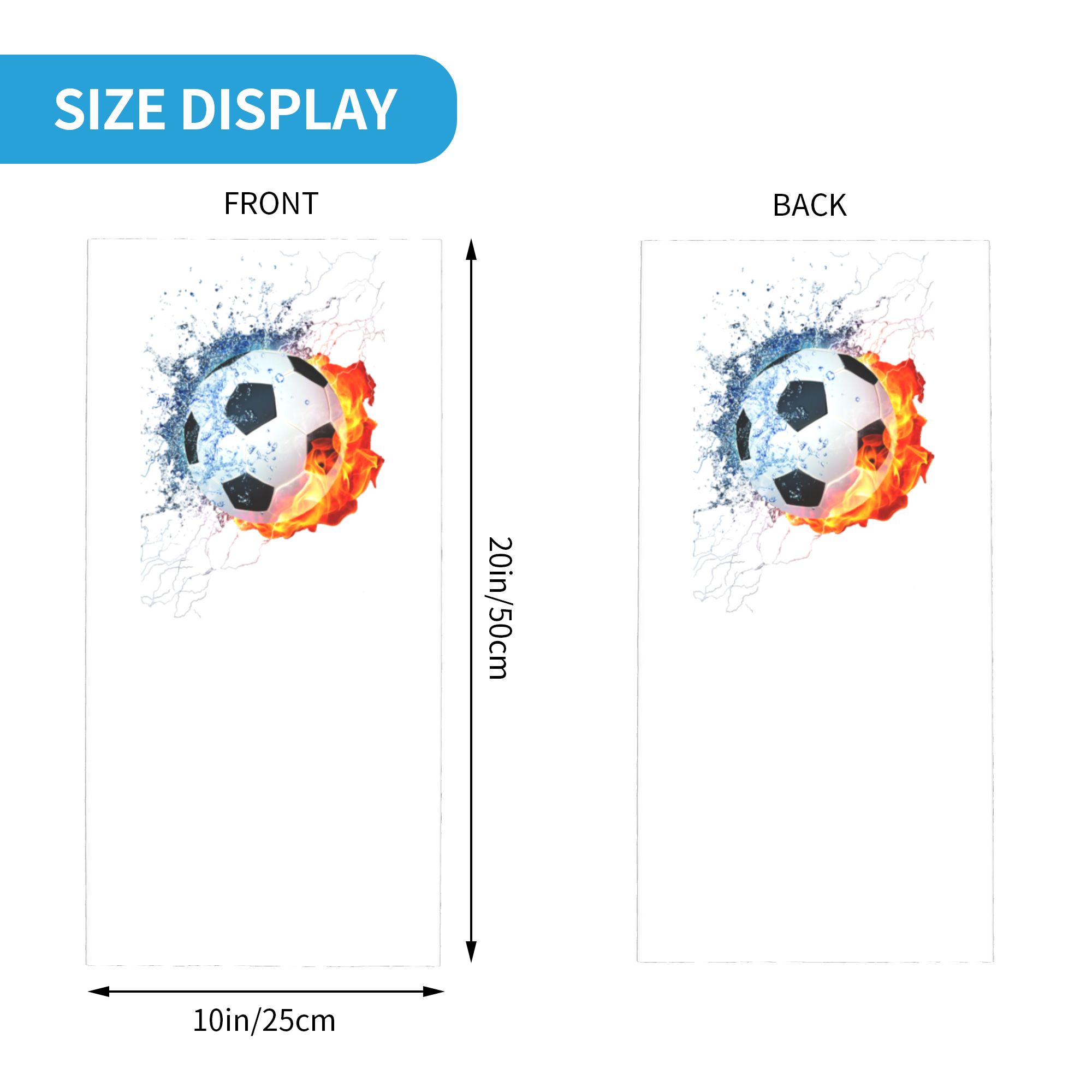 Custom Fire Football Pattern W - đánh giá và giá Neck Warmer Tube