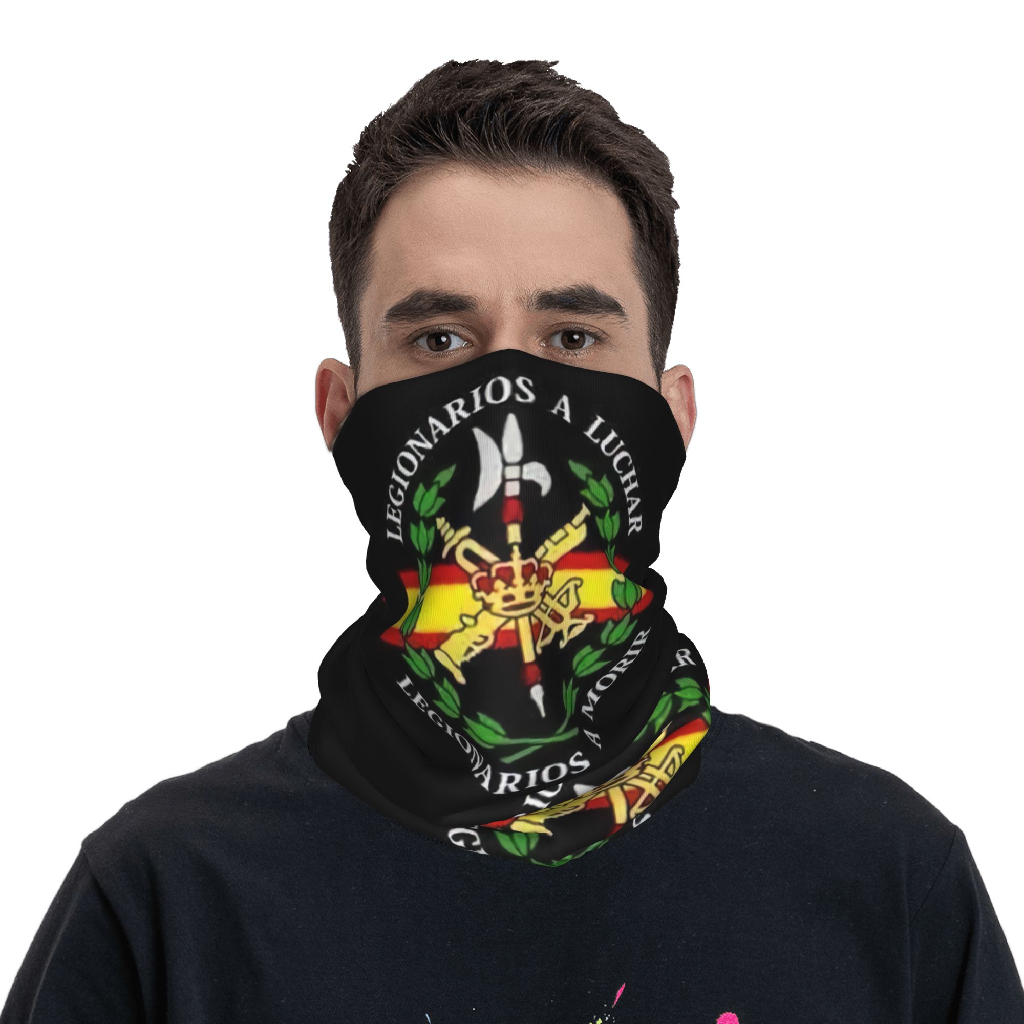 Custom Spanish Legion Bandana  - đánh giá và giá Neck Warmer Tube