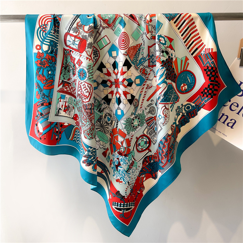 2026 New Square Twill Silk Sca - đánh giá và giá Face Scarf Mask