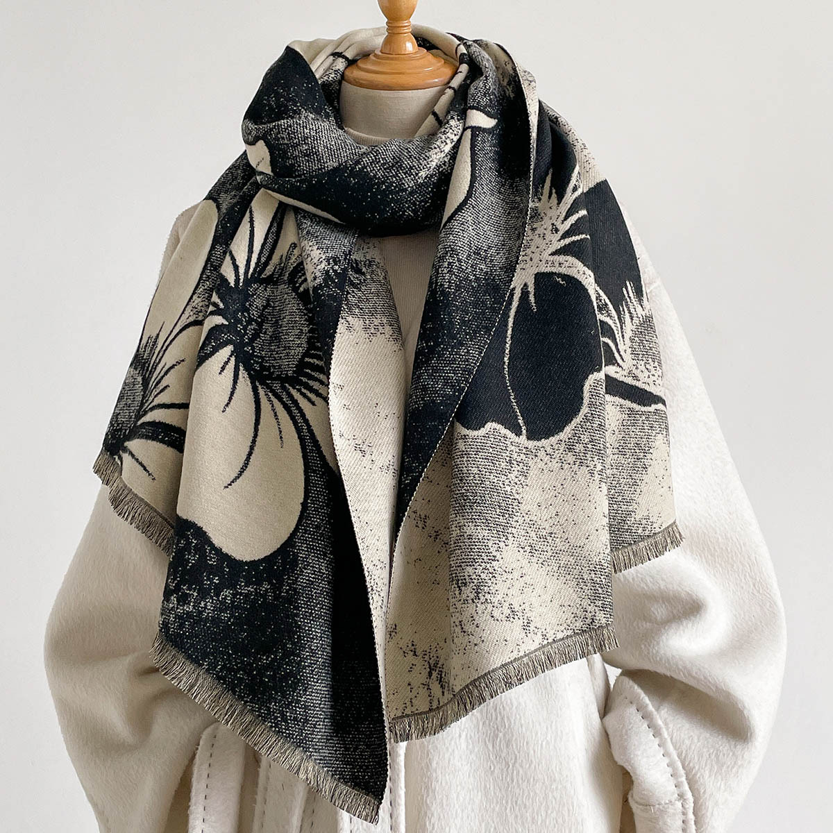 Women Imitation Cashmere Scarf - đánh giá và giá Pashmina Wrap Large