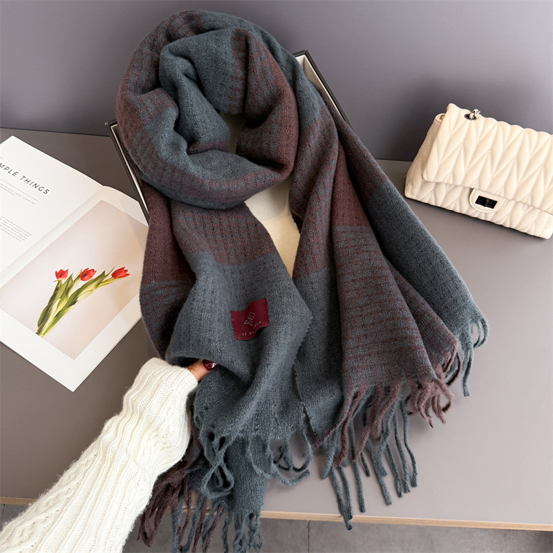 Imitation Cashmere Warm Scarf  - đánh giá và giá Pashmina Wrap Large